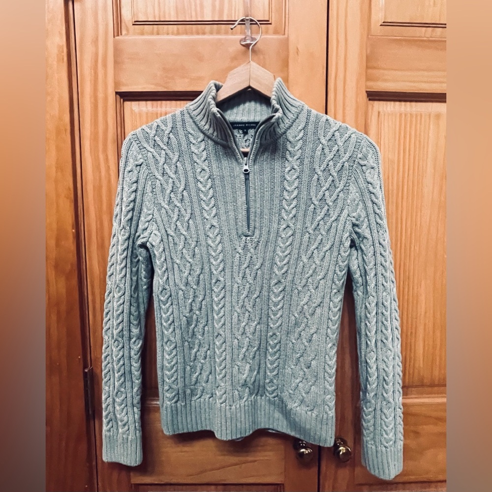 Women’s cotton zip sweater